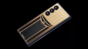 هاتف سامسونج المصنوع من الذهب وجلدة التمس بسعر 4 ملايين جنيه يطرح بصور حصرية